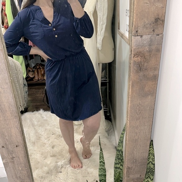 Lilly Pulitzer navy blue dress size medium - Picture 2 of 5